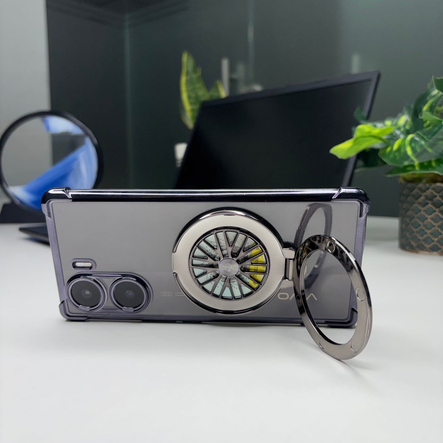 Vivo V29e 5G Premium Stress Buster Wheel Rotating Shockproof Airbags Case