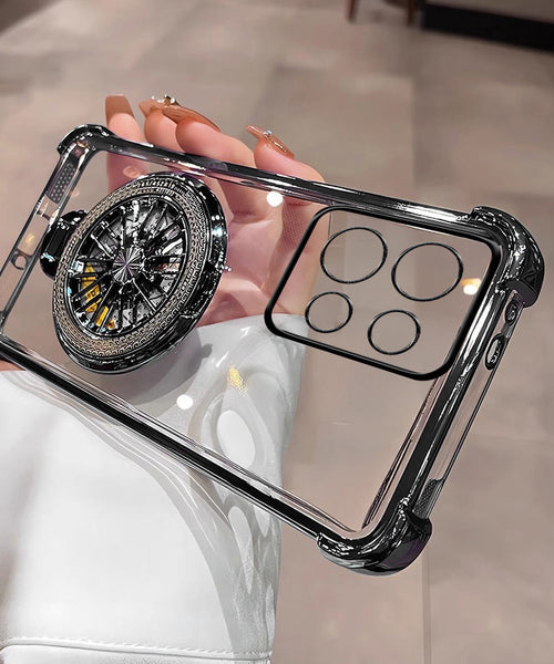 Motorola Edge 50 Neo 5G Premium Stress Buster Wheel Rotating Shockproof Airbags Case