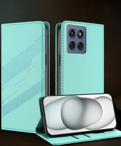 Motorola Edge 60 Fusion 5G Magnetic Embossed Multi-Functional Wallet Retro PU Leather Flip Case
