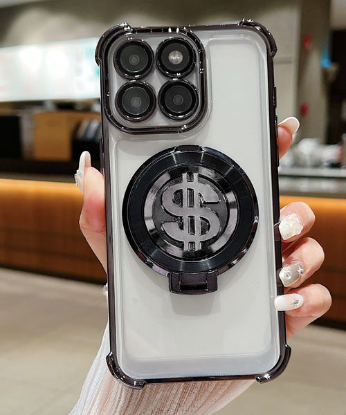 Motorola Edge 60 Pro 5G Four Corner Airbags 100% Original Astro Money Magnet Rotating Dollar Case