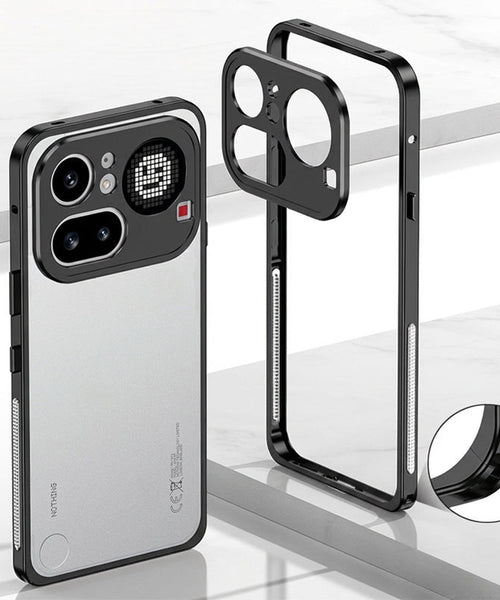 Nothing Phone 4a Pro 5G Aluminium Metal Frame Case With Metal Camera Lens Protection