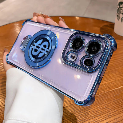 Oppo Reno13 5G Four Corner Airbags 100% Original Astro Money Magnet RotatingΒ DollarΒ Case