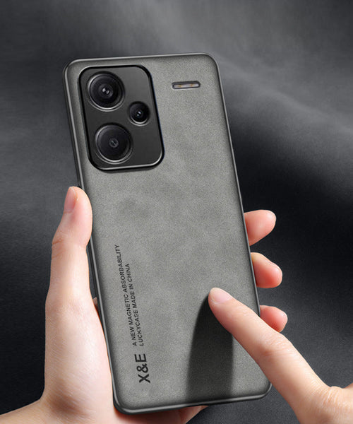 Redmi Note 13 Pro+ 5G Comfortable Touch Sheepskin Leather Case