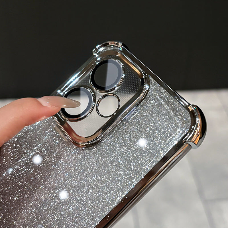 Oppo A5 Pro 5G Luxury Shimmer Shockproof Airbag Case