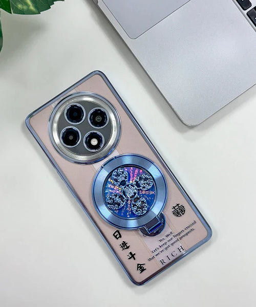 Oppo F27 Pro+ 5G Rich Manifestation Reflective Fidget Rotating Back Case