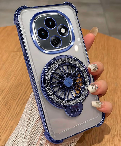 Oppo F31 Pro 5G Premium Stress Buster Wheel Rotating Shockproof Airbags Case