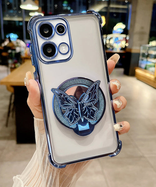 Oppo Reno 13 5G Premium Butterfly Stand Airbags Case