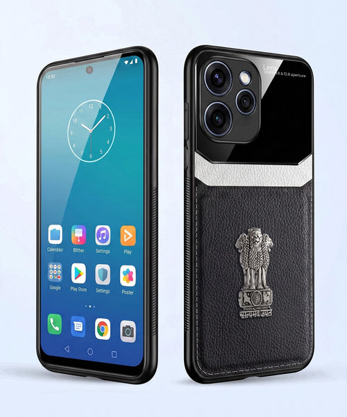 Oppo Reno 15 Pro Mini 5G Satyamev Jayate 3D Metal Leather Back Case