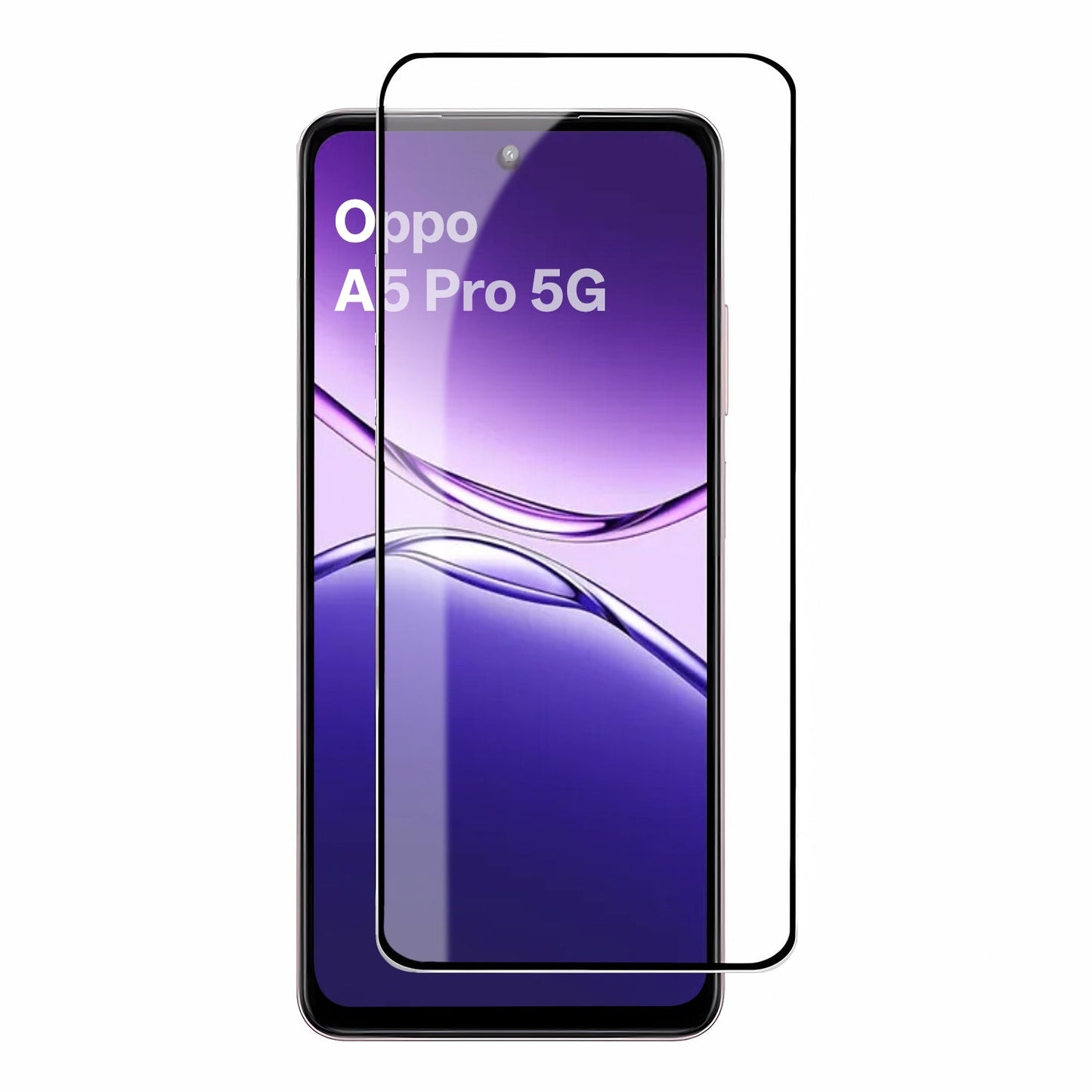 Oppo A5 Pro 5G Premium Electroplated Frame Gold Thread Pattern Soft Case