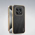 Oppo F29 Pro 5G Premium Electroplated Frame Gold Thread Pattern Soft Case