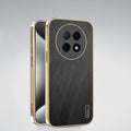 Oppo F31 Pro+ 5G Premium Electroplated Frame Gold Thread Pattern Soft Case (Buy 1 Get 1 Free Surprise Cover)