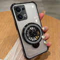 Oppo F31 5G Premium Stress Buster Wheel Rotating Shockproof Airbags Case