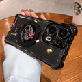 Oppo Reno14 5G Original Luxury Magnifier Ring Stand Shockproof Airbags Corner