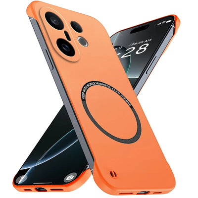 VIVO X200 FE 5G Frameless Magnetic Wireless Charging Case β Ultra-Slim Clear MagSafe Compatible Cover