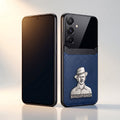 Samsung Galaxy A36 5G Shaheed Bhagat Singh 3D Metal Leather Back Case