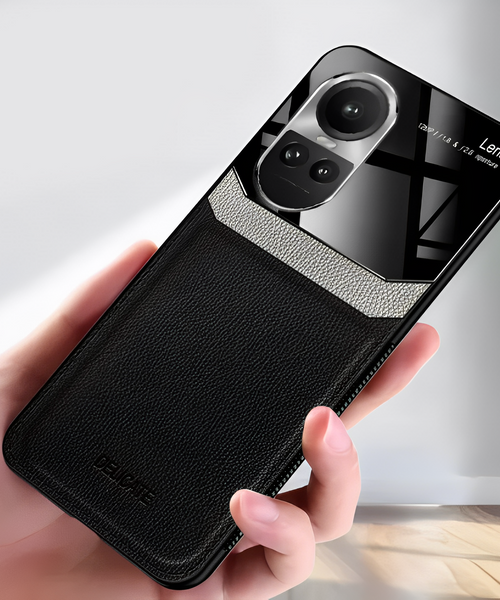 Oppo Reno 10 5G Premium Leather Lens Protective Case