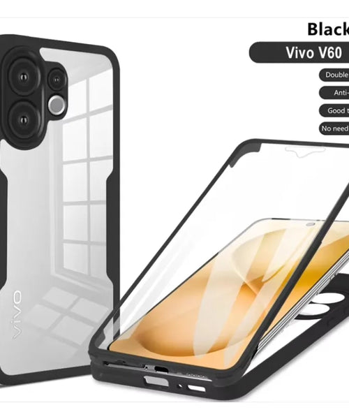 Vivo V60 5G Slim Fit Heavy Duty Shockproof Full Body Protection Case