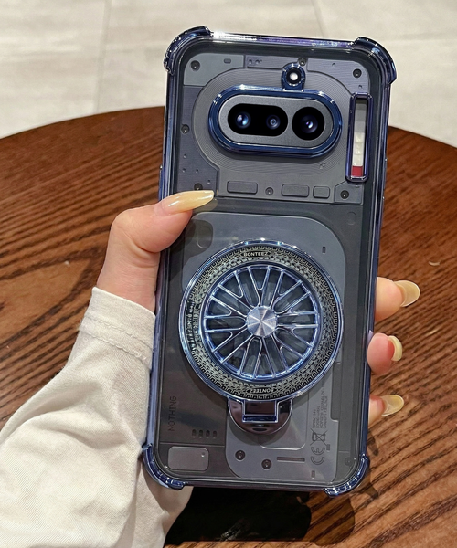 Nothing Phone 4a 5G Premium Stress Buster Wheel Rotating Shockproof Airbags Case