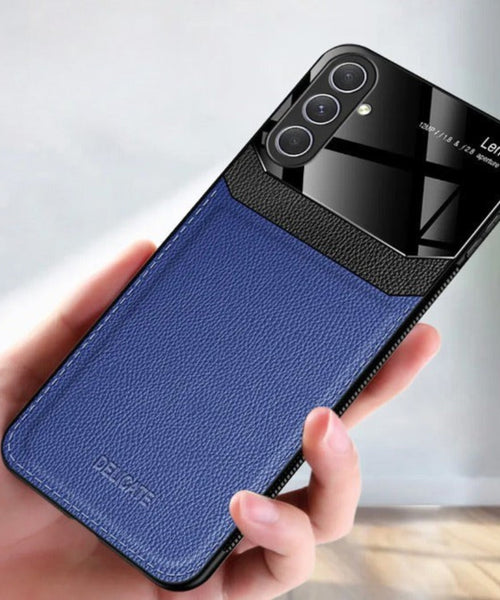 Samsung Galaxy A54 5G Premium Leather Lens Protective Case