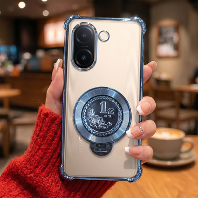 Vivo V60e 5G Premium Billion Wheel Rotating ShockproofΒ AirbagsΒ Case