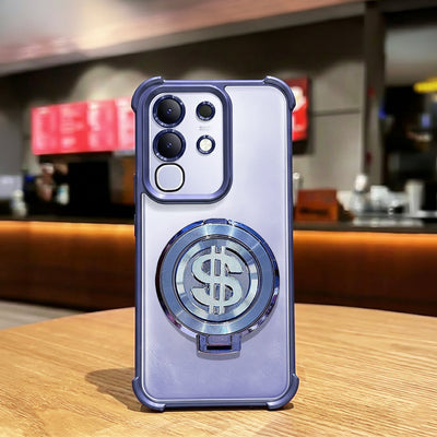 Vivo T4x 5G Four Corner Airbags 100% Original Astro Money Magnet RotatingΒ DollarΒ Case
