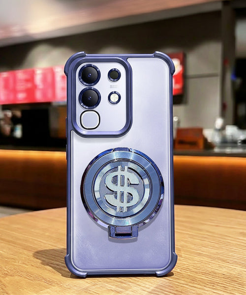 Vivo T4x 5G Four Corner Airbags 100% Original Astro Money Magnet Rotating Dollar Case
