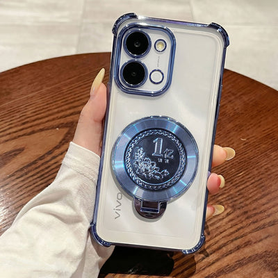 Vivo T5x 5G Premium Billion Wheel Rotating ShockproofΒ AirbagsΒ Case