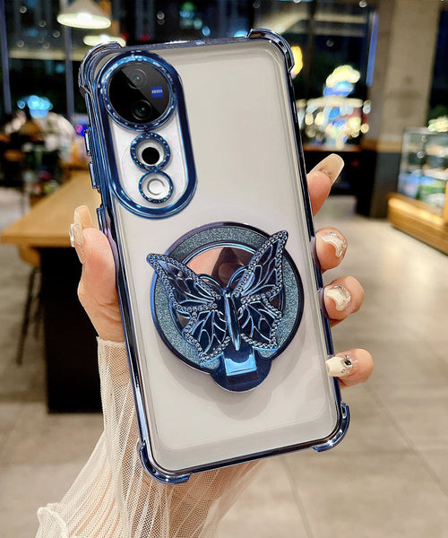 Vivo V40 Pro 5G Premium Butterfly Stand Airbags Case