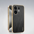 Vivo V60 5G Premium Electroplated Frame Gold Thread Pattern Soft Case