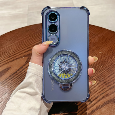 Vivo V70 FE 5G Premium Stress Buster Wheel Rotating ShockproofΒ AirbagsΒ Case