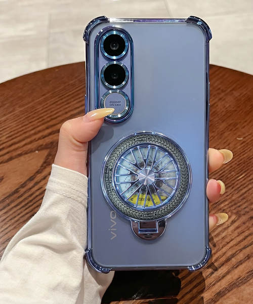 Vivo V70 FE 5G Premium Stress Buster Wheel Rotating Shockproof Airbags Case