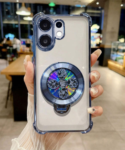 Vivo X200 FE 5G Reflective Fidget Rotating Airbag Case
