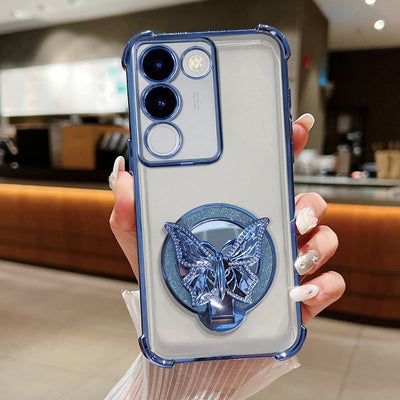 Vivo Y200 5G Premium Butterfly Stand AirbagsΒ Case