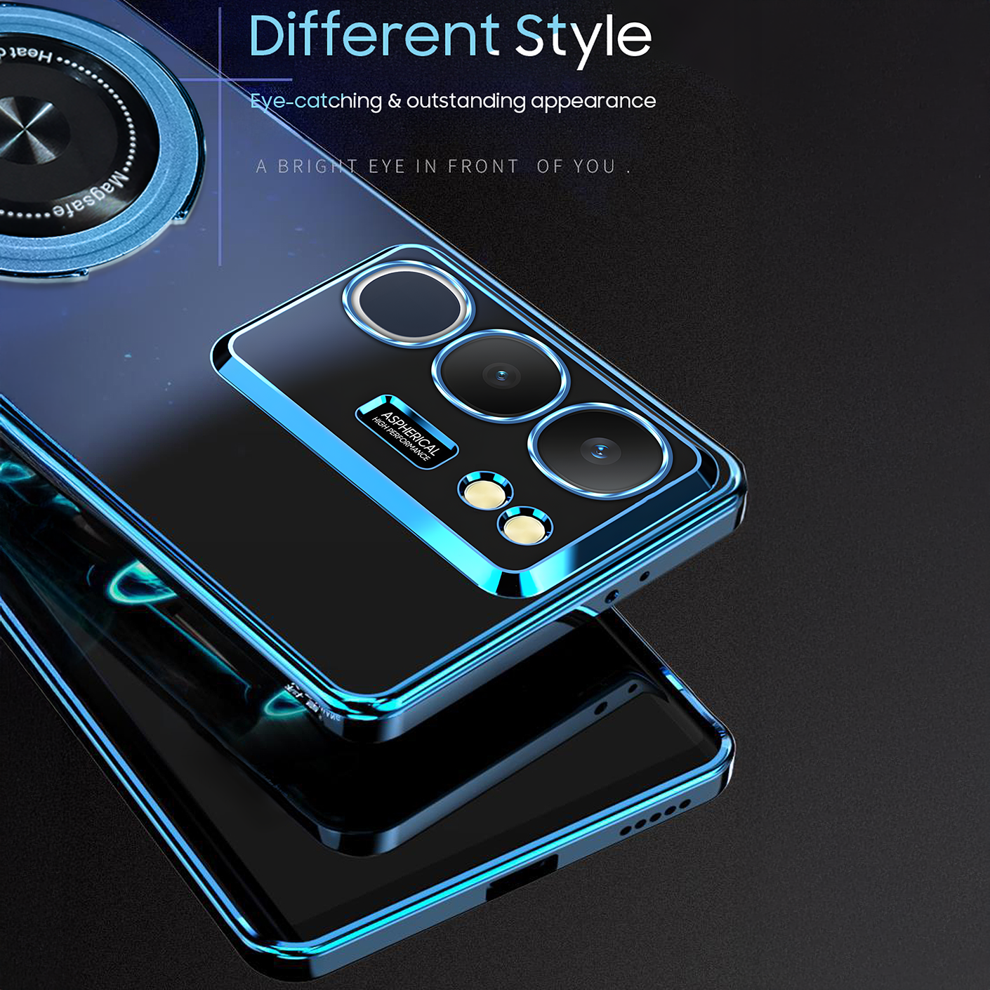 Vivo Y300 5G Invincible Electroplating Case