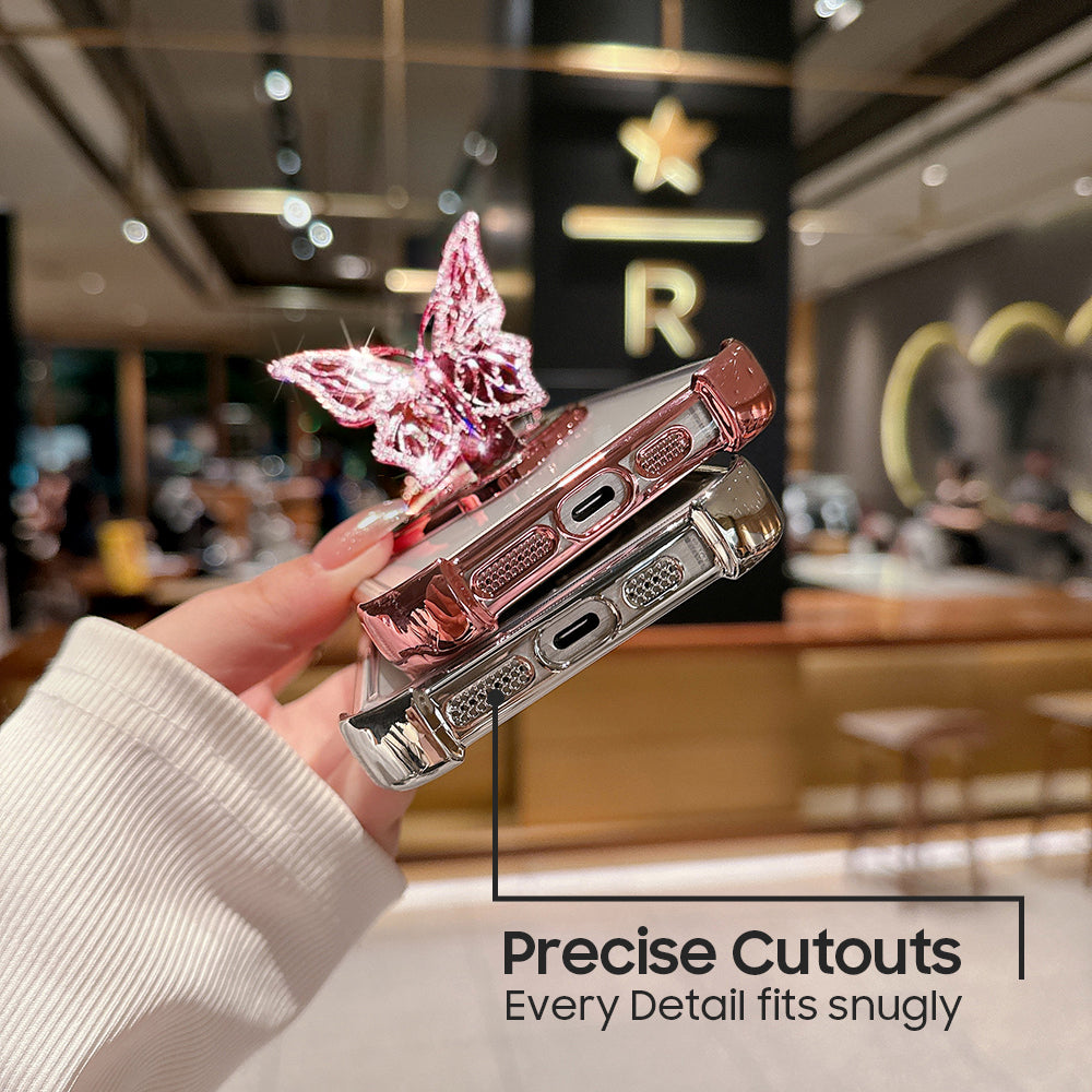 Vivo Y400 Pro 5G Premium Butterfly Stand Airbags Case