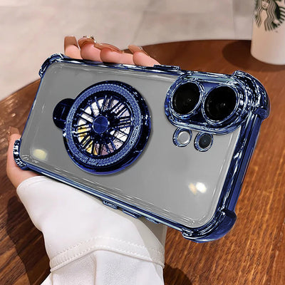 Vivo X200 FE 5G Premium Stress Buster Wheel Rotating ShockproofΒ AirbagsΒ Case