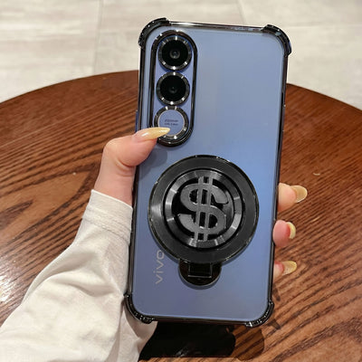 Vivo V70 FE 5G Four Corner Airbags 100% Original Astro Money Magnet RotatingΒ DollarΒ Case