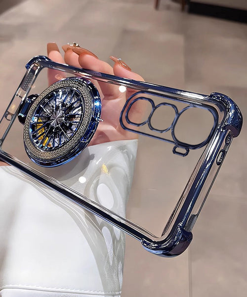 Vivo Y400 Pro 5G Premium Stress Buster Wheel Rotating Shockproof Airbags Case