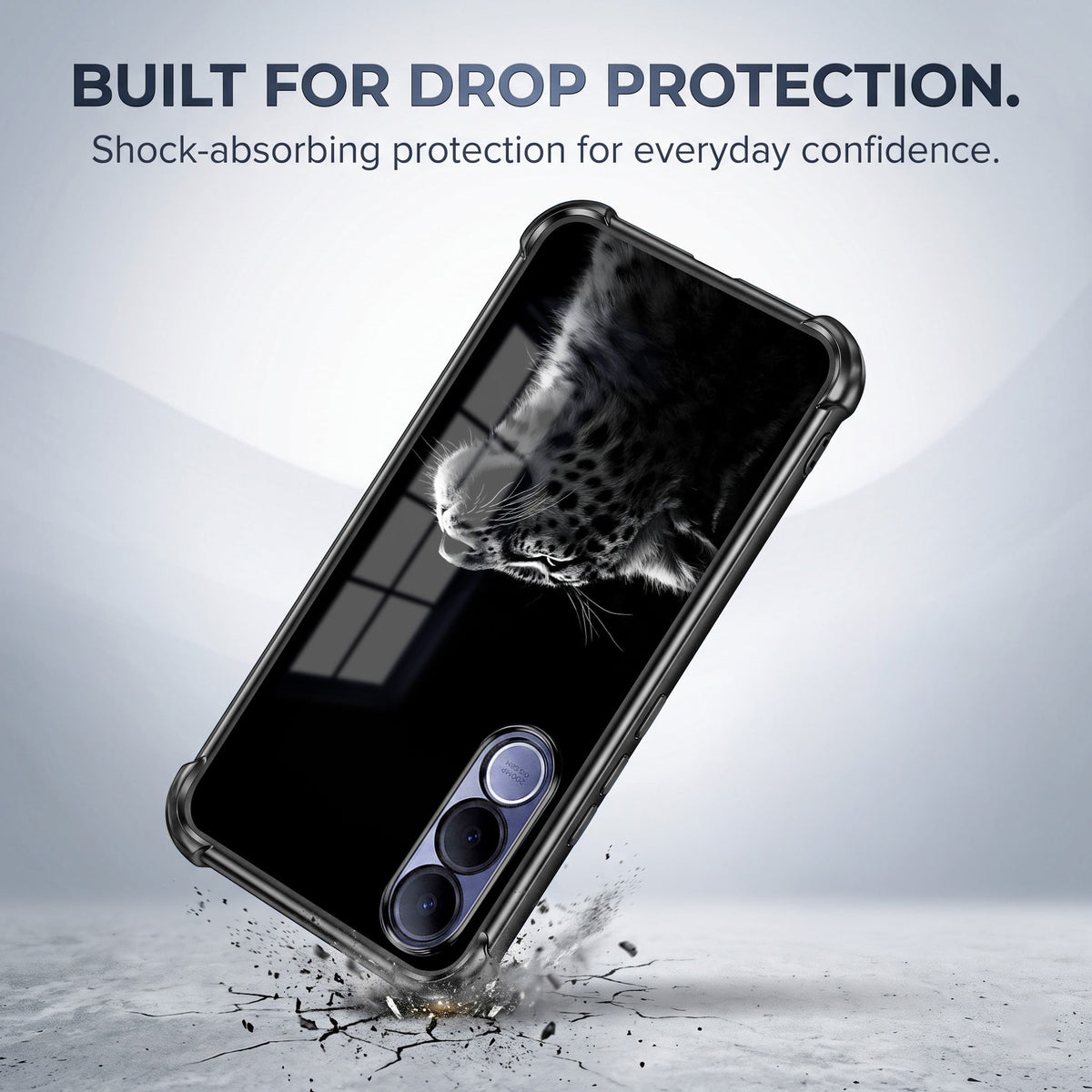 Vivo V70 FE 5G Leopard Beast Airbags Printed Back Case