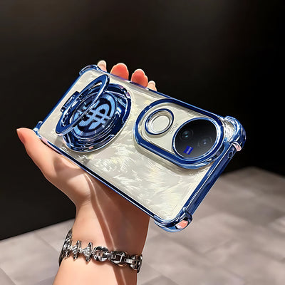 Vivo T4R 5G Four Corner Airbags 100% Original Astro Money Magnet RotatingΒ DollarΒ Case