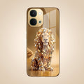 Vivo Y51 Pro 5G Luxury Lion Gold Electroplated Glass Phone Back Case