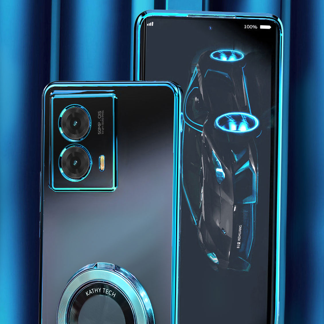 Motorola Moto G85 5G Magnifier Electroplating Case