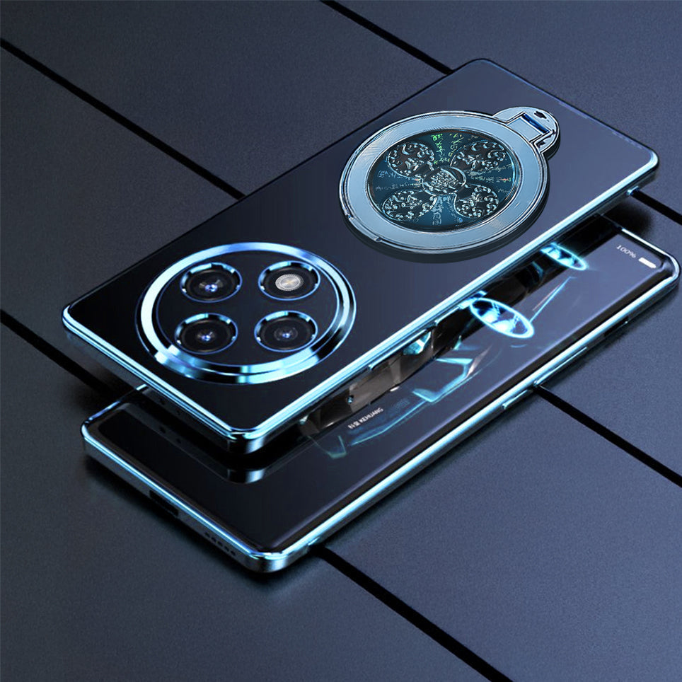 OPPO F27 PRO+ 5G Electroplating Reflective Fidget Rotating Back Case