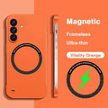 Samsung Galaxy A56 5G Frameless Magnetic Wireless Charging Case - Ultra-Slim Clear MagSafe Compatible Cover