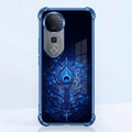 Vivo V40 Pro 5G Premium Peacock Feather Airbags Printed Back Case