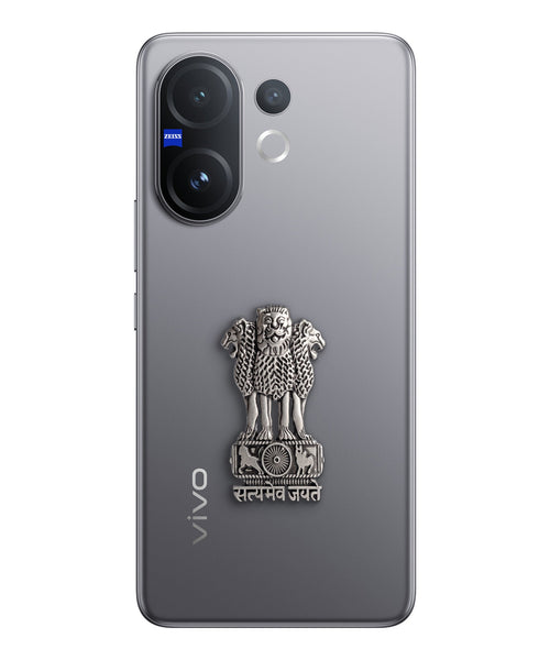 Vivo X200 FE 5G Compatible Satyamev Jayate 3D Metal Emblem Sticker