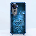 Vivo V40 Pro 5G Blue Diamond Airbags Printed Back Case