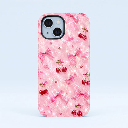 Iphone 15 5G Pink Cherry Blossom Protective Case