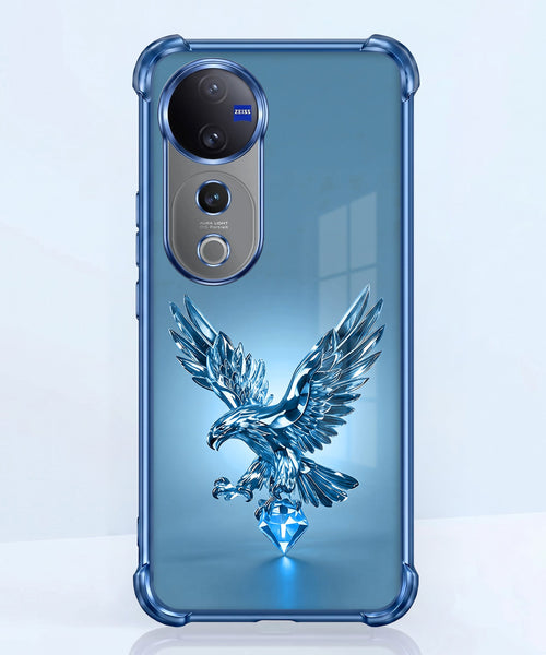 Vivo V40 Pro 5G Blue Eagle Airbags Printed Back Case