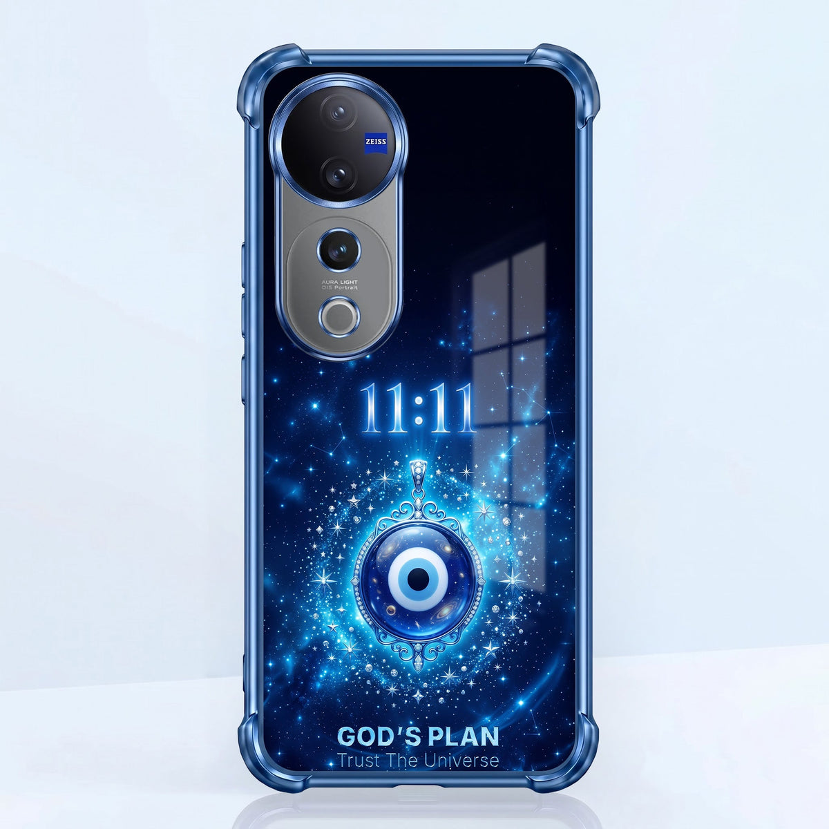 Vivo V40 Pro 5G Premium God’s Plan Evil Eye Airbags Printed Back Case